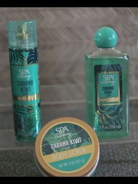 Spa Luxury Cabana Kiwi Scented Body Set - 3pcs